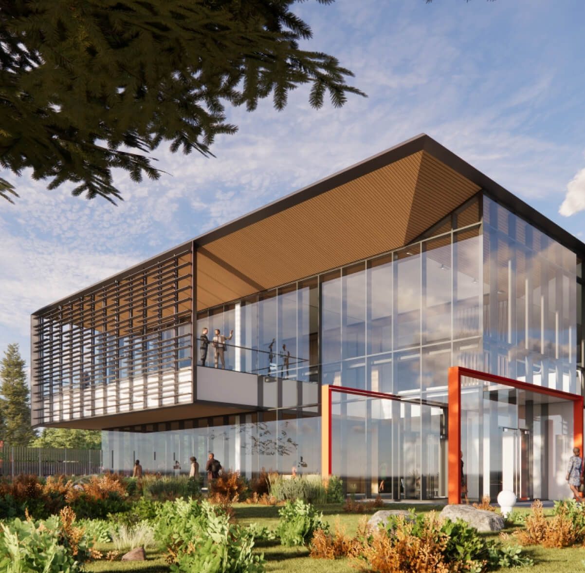 Artist rendering of building