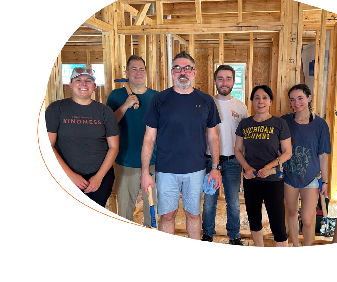 KKNA team inside a building project