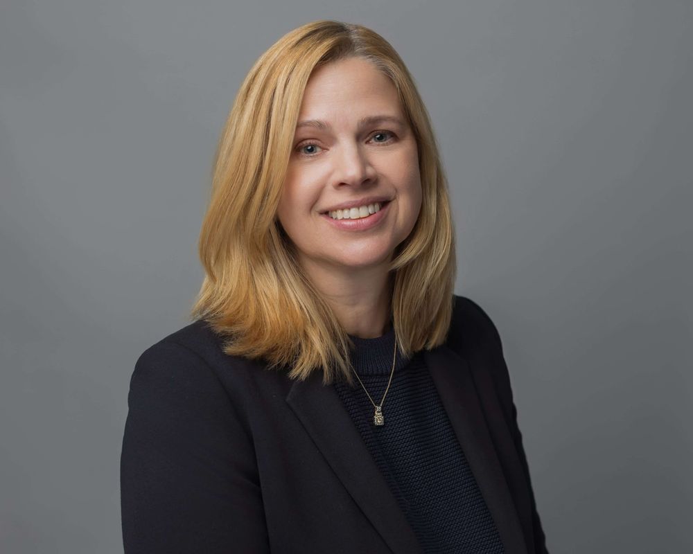 Woman smiling at camera